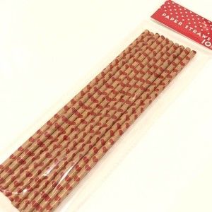Target Party Heart Paper Straws New